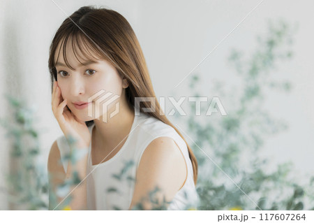 若い女性、ビューティーイメージ 若い女性、ビューティーイメージ 117607264