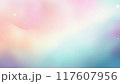 カラフルなふわふわ系の背景 117607956