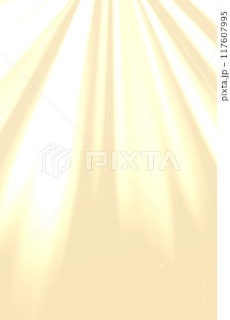 背景素材_光_ゴールド 背景素材_光_ゴールド 117607995