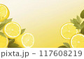 黄色のグラデーションが綺麗な背景素材 117608219