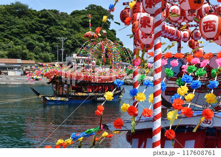 晴天の真鶴貴船まつり 神奈川 晴天の真鶴貴船まつり 神奈川 117608761