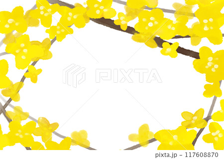 金水引（キンミズヒキ）の花のカード1 117608870