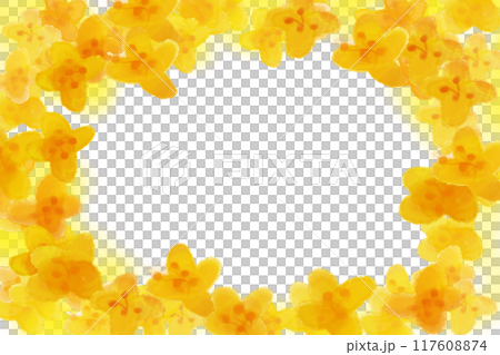 金水引（キンミズヒキ）の花のカード3 117608874
