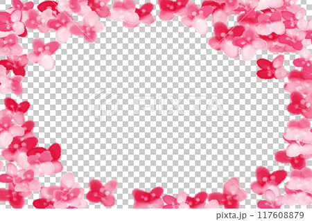 水引(ミズヒキ)の花のカード3 水引(ミズヒキ)の花のカード3 117608879