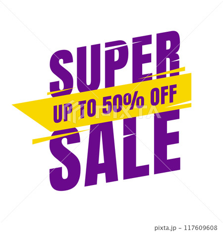 Sale banner template 117609608
