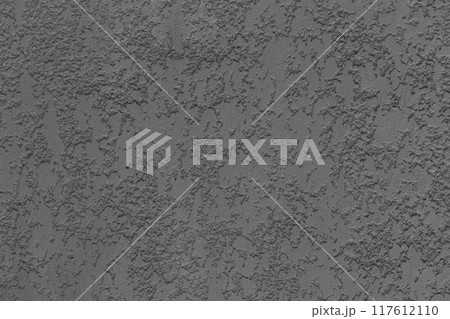 Grey plaster decorative wall stucco decoration surface texture background structure 117612110