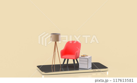 The Furniture for interior design or House decor concept 3d rendering. The Furniture for interior design or House decor concept 3d rendering. 117613581