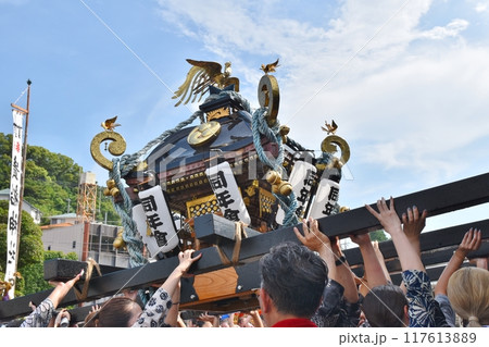 真鶴貴船まつりの神輿 神奈川 真鶴貴船まつりの神輿 神奈川 117613889