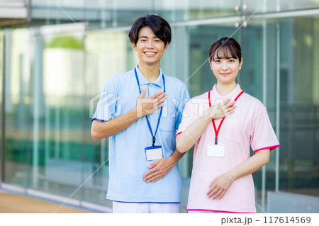 男女　介護福祉 117614569