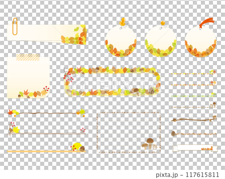 Autumn frame set Autumn frame set 117615811