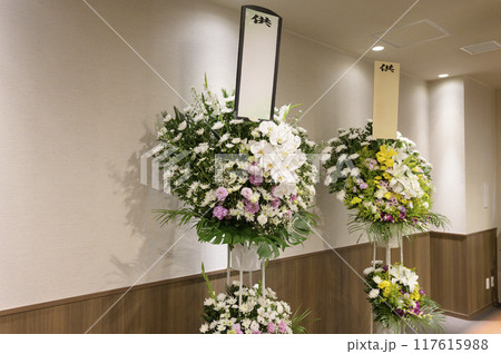 お葬式イメージ（供花） 117615988