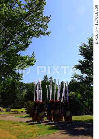 岩手県民俗芸能公演　鹿踊り 117616569