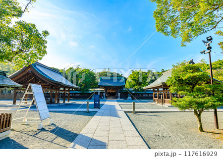 夏の宗像大社 辺津宮 福岡県宗像市 夏の宗像大社 辺津宮 福岡県宗像市 117616929