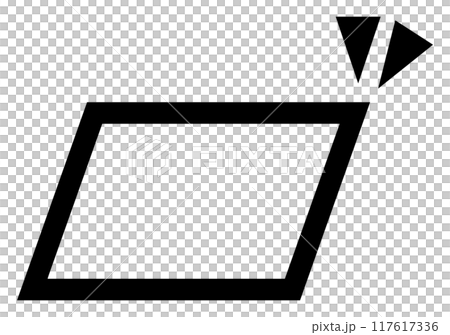 Anti-slip mat icon illustration 117617336