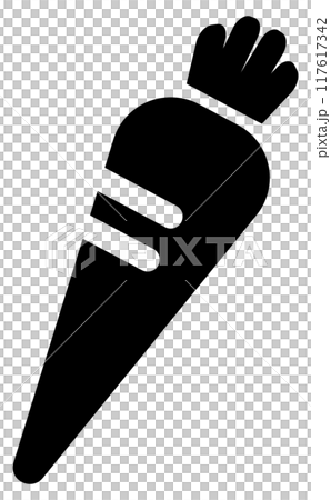 Carrot icon illustration 117617342