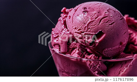 Ice cream commercial, macro food texture background design 117617896