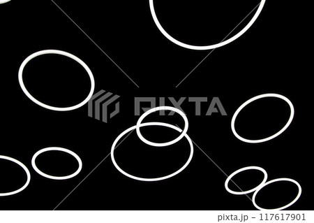 White circle on black background White circle on black background 117617901