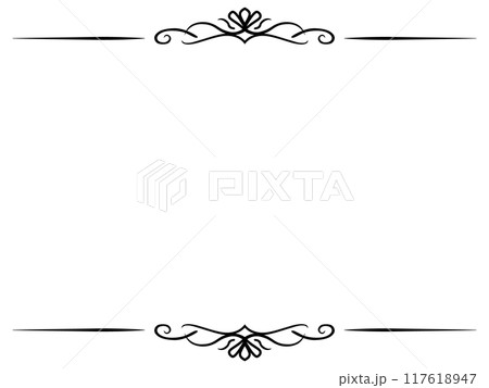 クラシカルなアンティークフレーム〜上下〜 クラシカルなアンティークフレーム〜上下〜 117618947