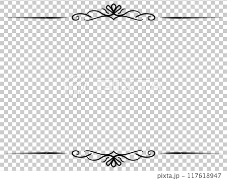 クラシカルなアンティークフレーム〜上下〜 クラシカルなアンティークフレーム〜上下〜 117618947