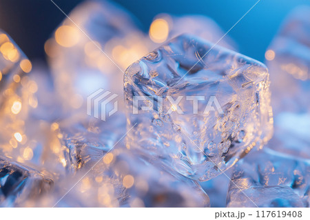 キラキラした氷 キラキラした氷 117619408