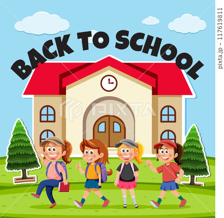 Back to School Illustration 117619811