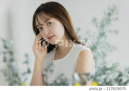 若い女性、ビューティーイメージ 117620070