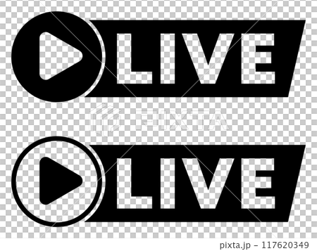 LIVEのアイコン 黒 117620349