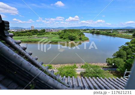 愛知県豊橋市 三河国「吉田城」鉄櫓と石垣曲輪の様子 愛知県豊橋市 三河国「吉田城」鉄櫓と石垣曲輪の様子 117621231
