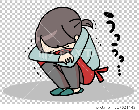 People who crouch and cry because of the pain People who crouch and cry because of the pain 117621445