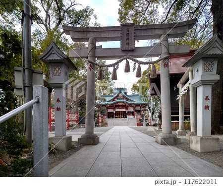 多摩川浅間神社 たまがわせんげんじんじゃ 東京都大田区田園調布   主祭神　木花咲耶姫命   117622011