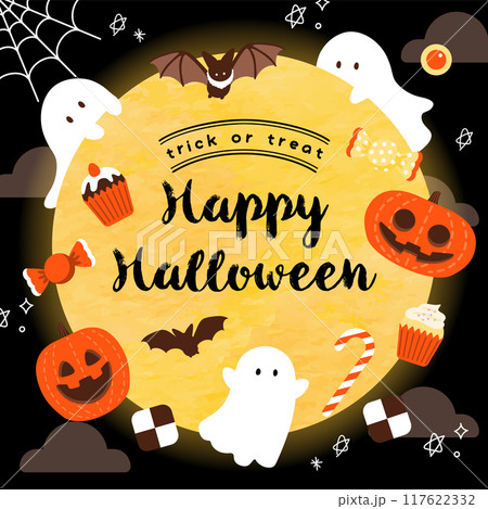ハロウィン背景素材_2 117622332