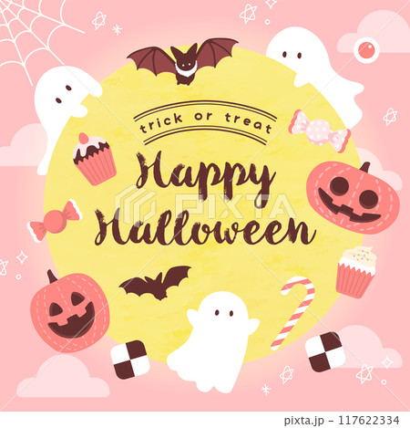 ハロウィン背景素材_4 117622334