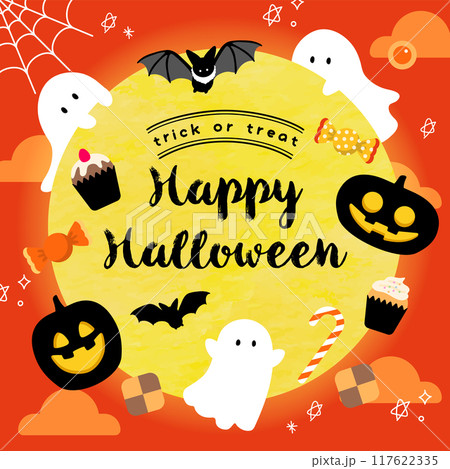 ハロウィン背景素材_5 117622335