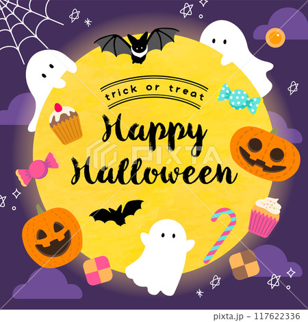 ハロウィン背景素材_6 ハロウィン背景素材_6 117622336