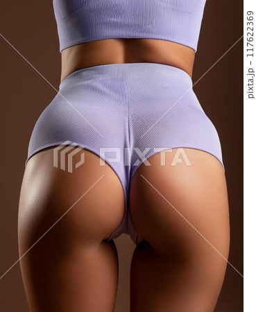 若い女性のお尻イメージ 117622369