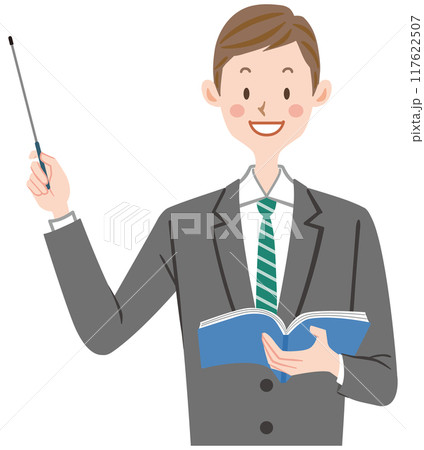 教師　授業をする先生　講師　プレゼン 117622507