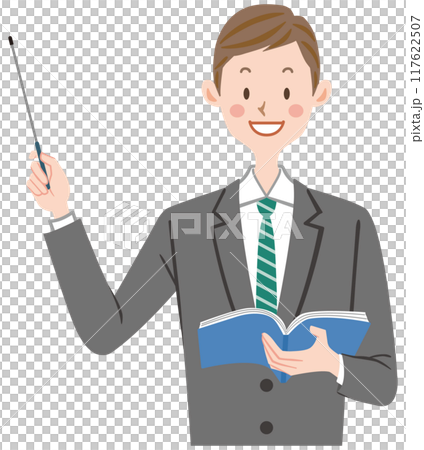 教師　授業をする先生　講師　プレゼン 117622507
