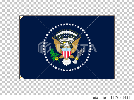 US Presidential Flag with Grommets US Presidential Flag with Grommets 117623431
