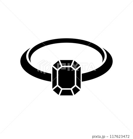 diamond ring icon design 117623472