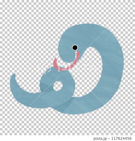 捲蛇藍（有紋理） 117624456