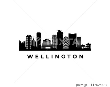Vector Wellington skyline.  117624685