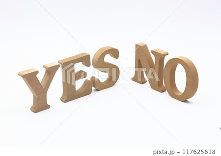 YES・NOのイメージ 117625618