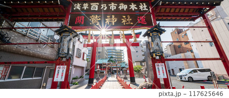 「東京都」浅草・鷲神社の風景 117625646