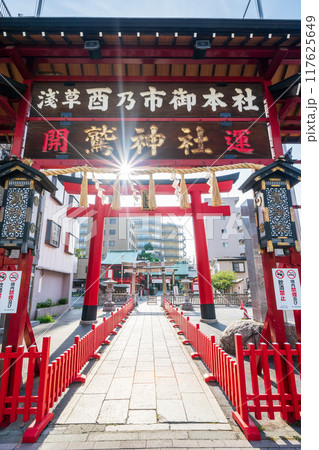 「東京都」浅草・鷲神社の風景 「東京都」浅草・鷲神社の風景 117625649