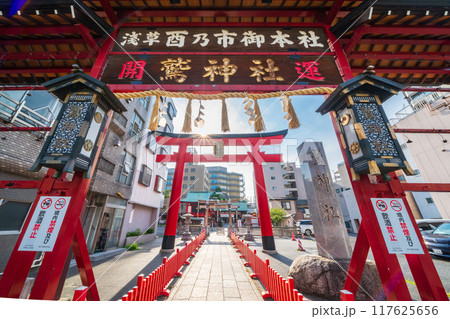 「東京都」浅草・鷲神社の風景 「東京都」浅草・鷲神社の風景 117625656