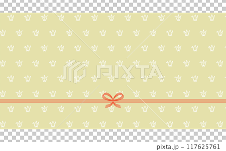 Origami crane pattern bow (flower knot) Mizuhiki (vector background material gift wrapping paper banner) Origami crane pattern bow (flower knot) Mizuhiki (vector background material gift wrapping paper banner) 117625761