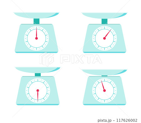 アナログのクッキングスケールのセット アナログのクッキングスケールのセット 117626002