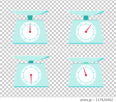 アナログのクッキングスケールのセット アナログのクッキングスケールのセット 117626002