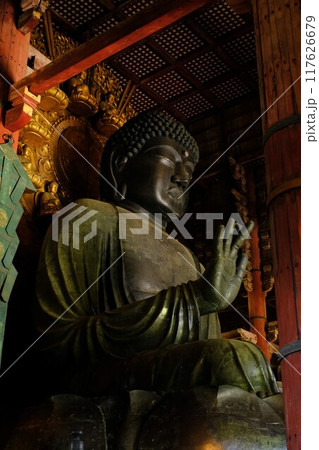 奈良東大寺の盧舎那仏 117626679