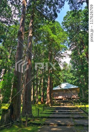 平泉寺白山神社の拝殿 平泉寺白山神社の拝殿 117626709